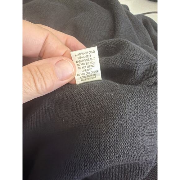 Vintage Y2K Sequined Embroidered Christmas Tree Sweater CJ Banks Black 3XL - Picture 10 of 10